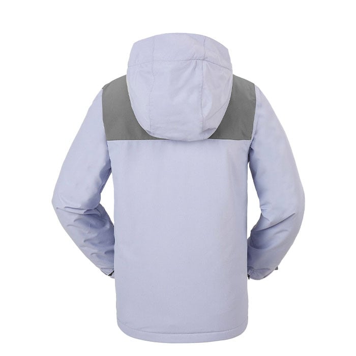 VOLCOM 子供用スノーボードウェア ジャケット12Y ライトパープル/グレー VOLCOM 子供用スノーボードウェア ジャケット12Y ライトパープル