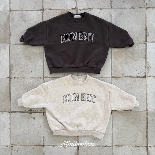 【予約】mini bonbon MOM ENTスウェットトップス 90~160