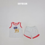 【取寄/韓国直送】SOYBEAN 26/SM バウワウワッフル上下セット|夏服|韓国子供服