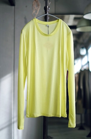 Baserange / LONG SLEEVE TEE (LIME)