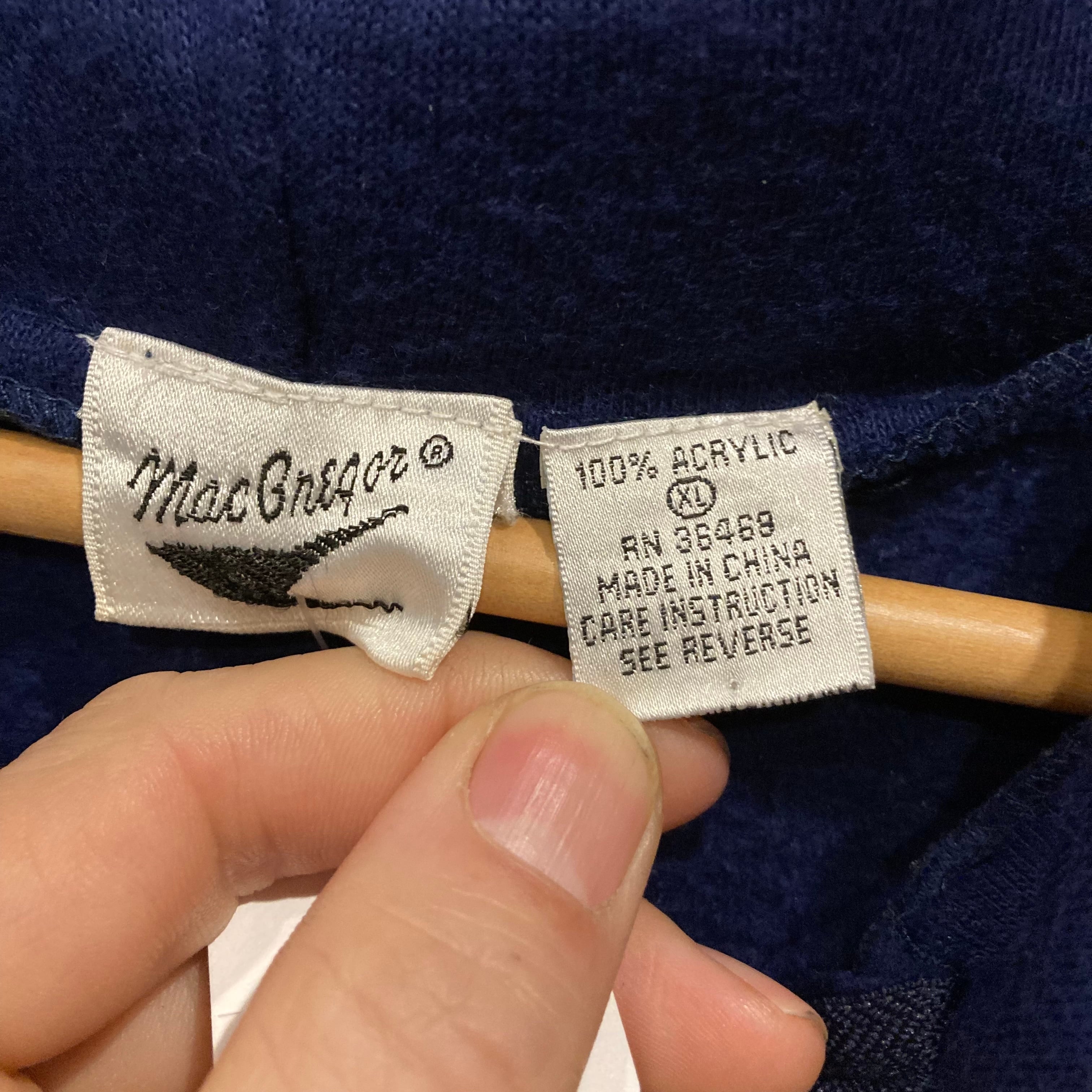 アメリカ古着 McGregor 80s ビンテージ ジップ スウェット アメリカ古着 McGregor 80s ビンテージ ジップ スウェット