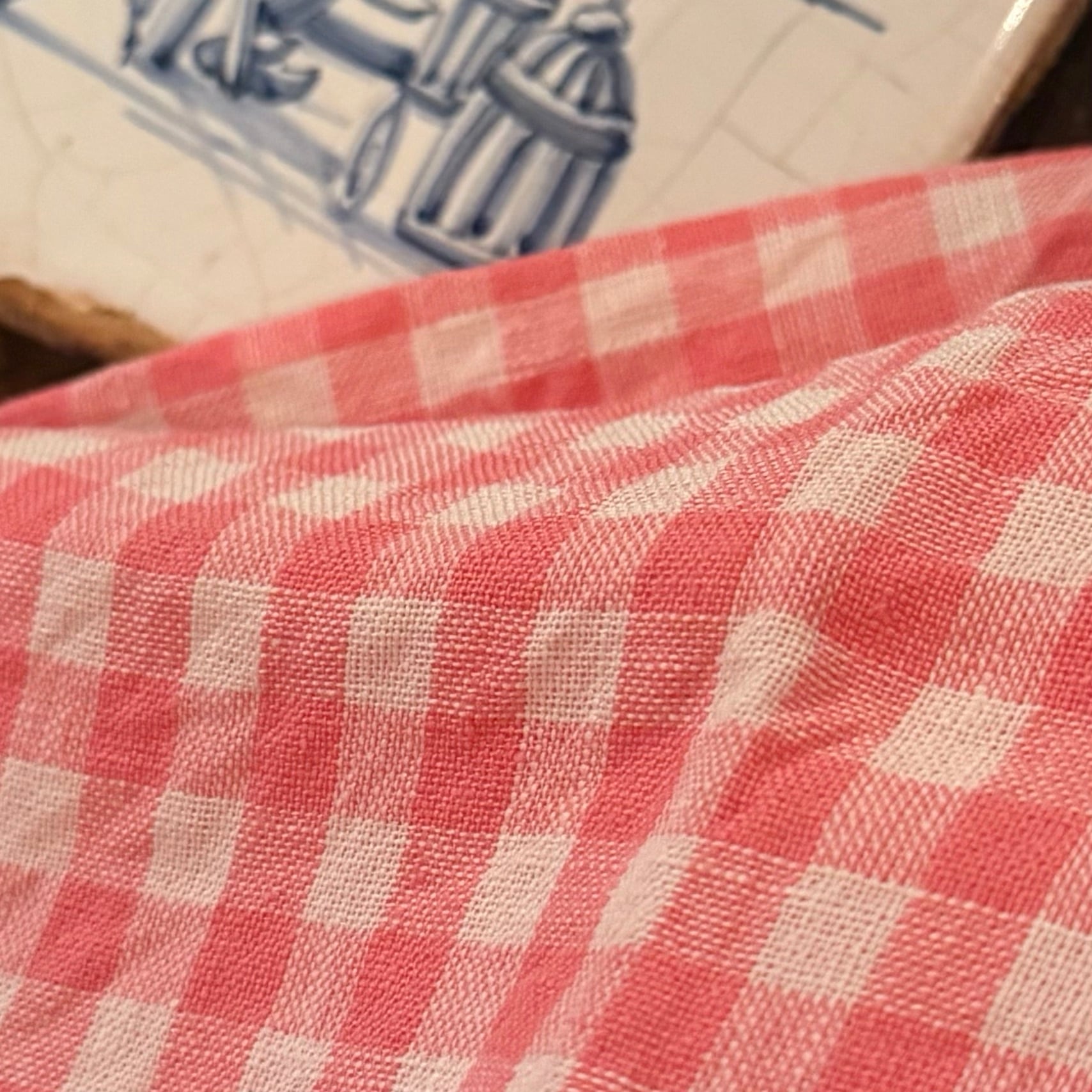 R&D.M.Co-/OLDMAN'S TAILOR オールドマンズテーラー LINEN GINGHAM