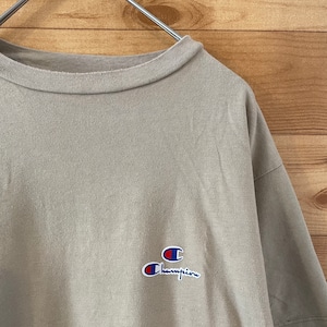 【champion】Tシャツ ワンポイント ロゴ プリントMサイズ チャンピオン US古着