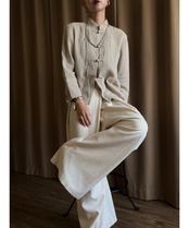 L'EQUIPE YOSHIE INABA linen shirt-4878-9