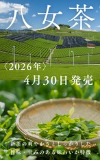 〈4月30日発売〉 2026年　新茶　八女茶　80g