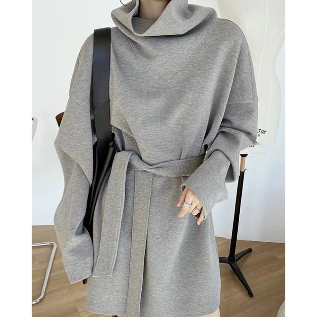 ドロップショルダー  ミニワンピース　２col　SA9966