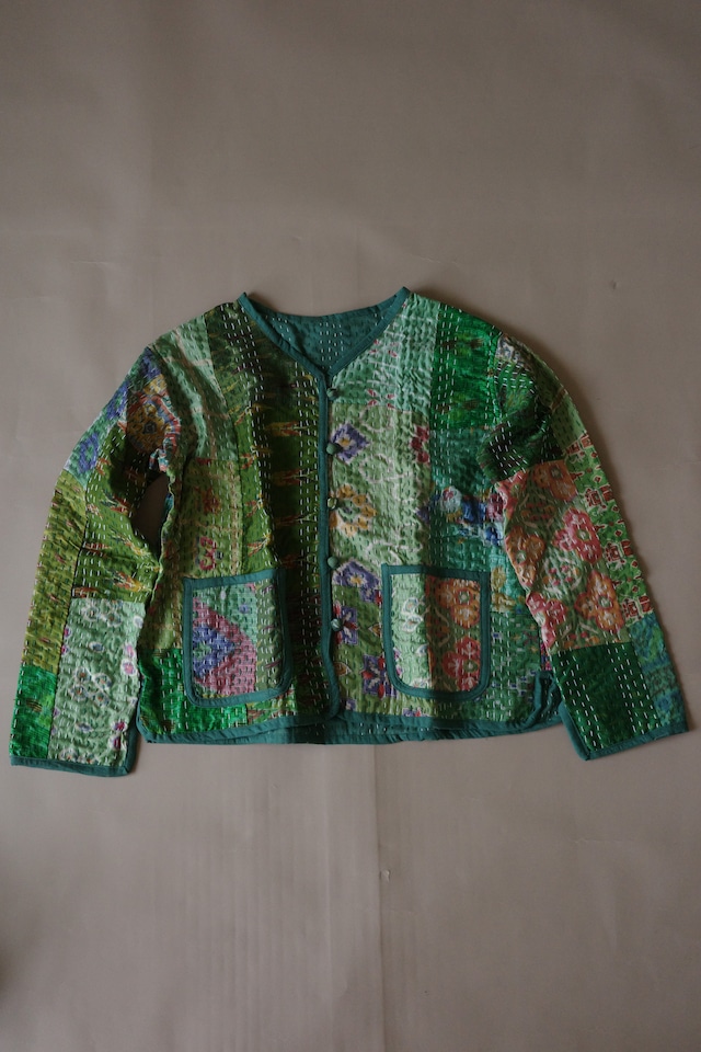 Patchwork Quilted Reversible Jacket