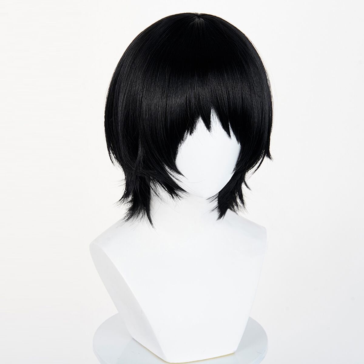 コスプレ耐熱ウィッグ ブラック ショートカット キャラクターウィッグ