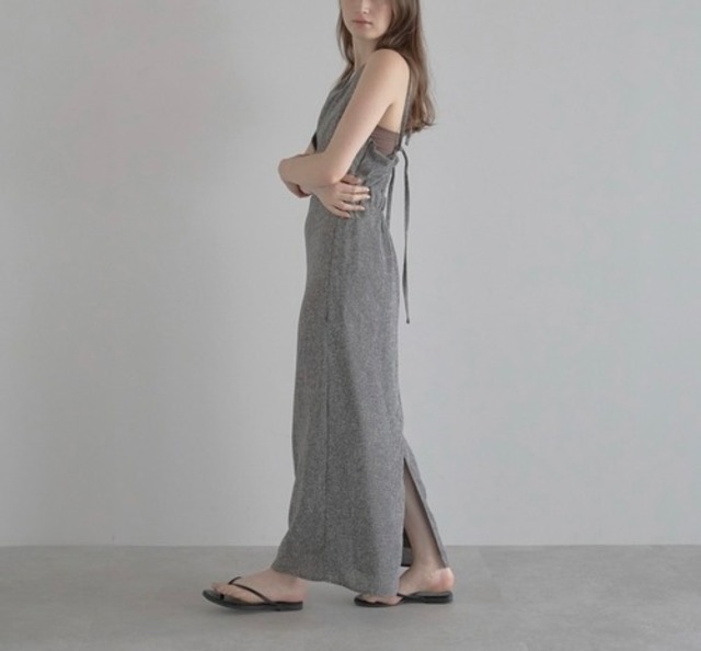 ビスチェ風レイヤードワンピース