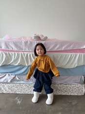 ペッパー / PEPPER / ミツバチボーダータートル / 韓国子供服 / キッズ / 26winter〖取寄〗*XS~XL*