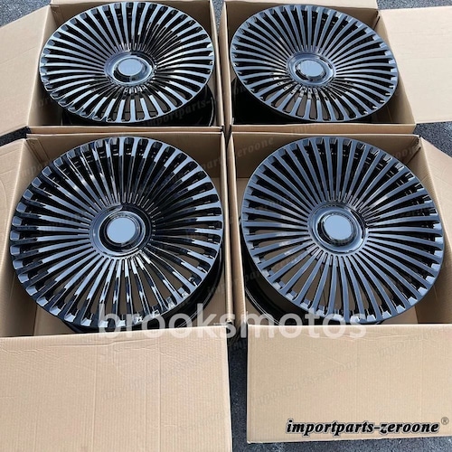 23インチ グロスブラック マルチスポークスタイル 鍛造ホイール 2015+ ベントレー ベンテイガ 23x10.5 LI-1034-23