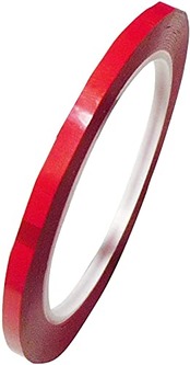 耐水 多機能 ラインテープ カッティングシート 車 バイク 用 耐水 テープ 防水 シール 赤 白 青 色 幅 5mm × 66m 【SiSe9】 (赤)