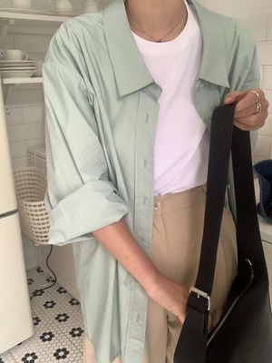 ペールカラー　Vネックブラウス　AJ2085-2301