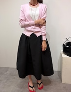 【新作5%OFF・3日間】Deep-Vneck Layered Knit_2colors
