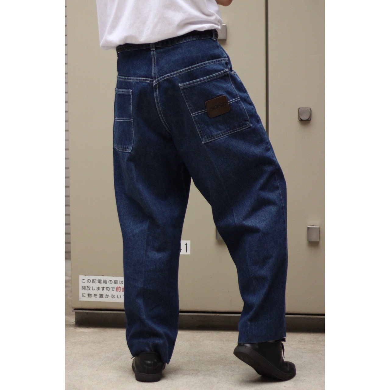 FIFTY-FIFTY】1990s vintage BOSS by I.G.DESIGN wide buggy denim