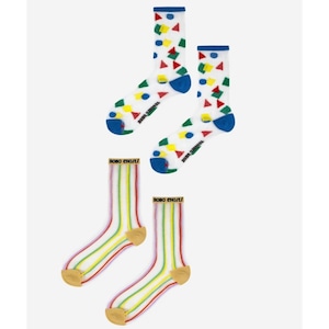 BOBO CHOSES / Transparent short socks pack / Adult