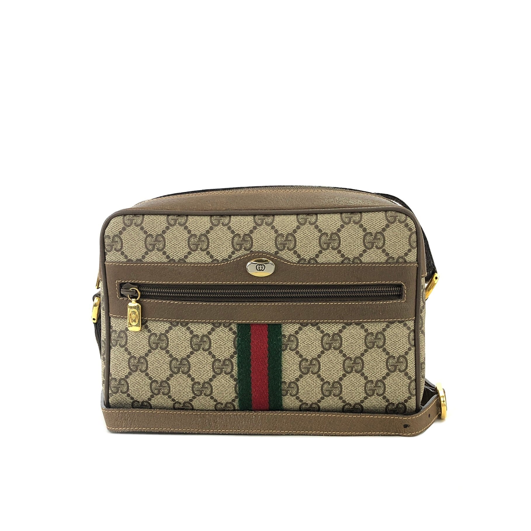 GUCCI グッチ　シェリーライン　オフィディア　ショルダーバッグ 　ブラウン　vintage　ヴィンテージ　オールドグッチ　cuf7bz |  VintageShop solo powered by BASE