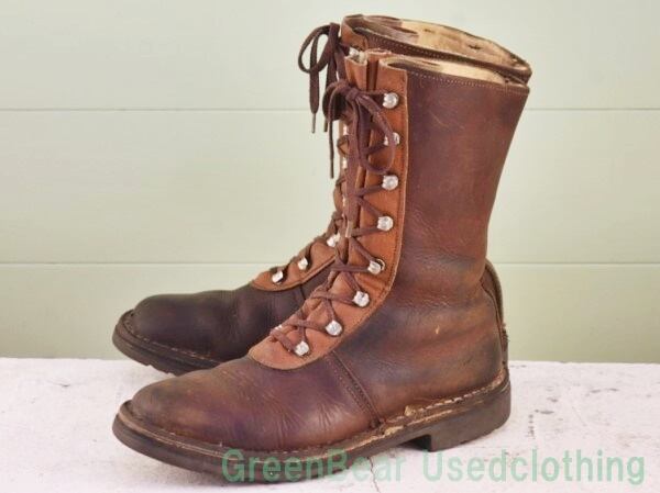 W982ビンテージMike'sCustomBootsメンズブーツ茶ブラウンメンズ26.5cm