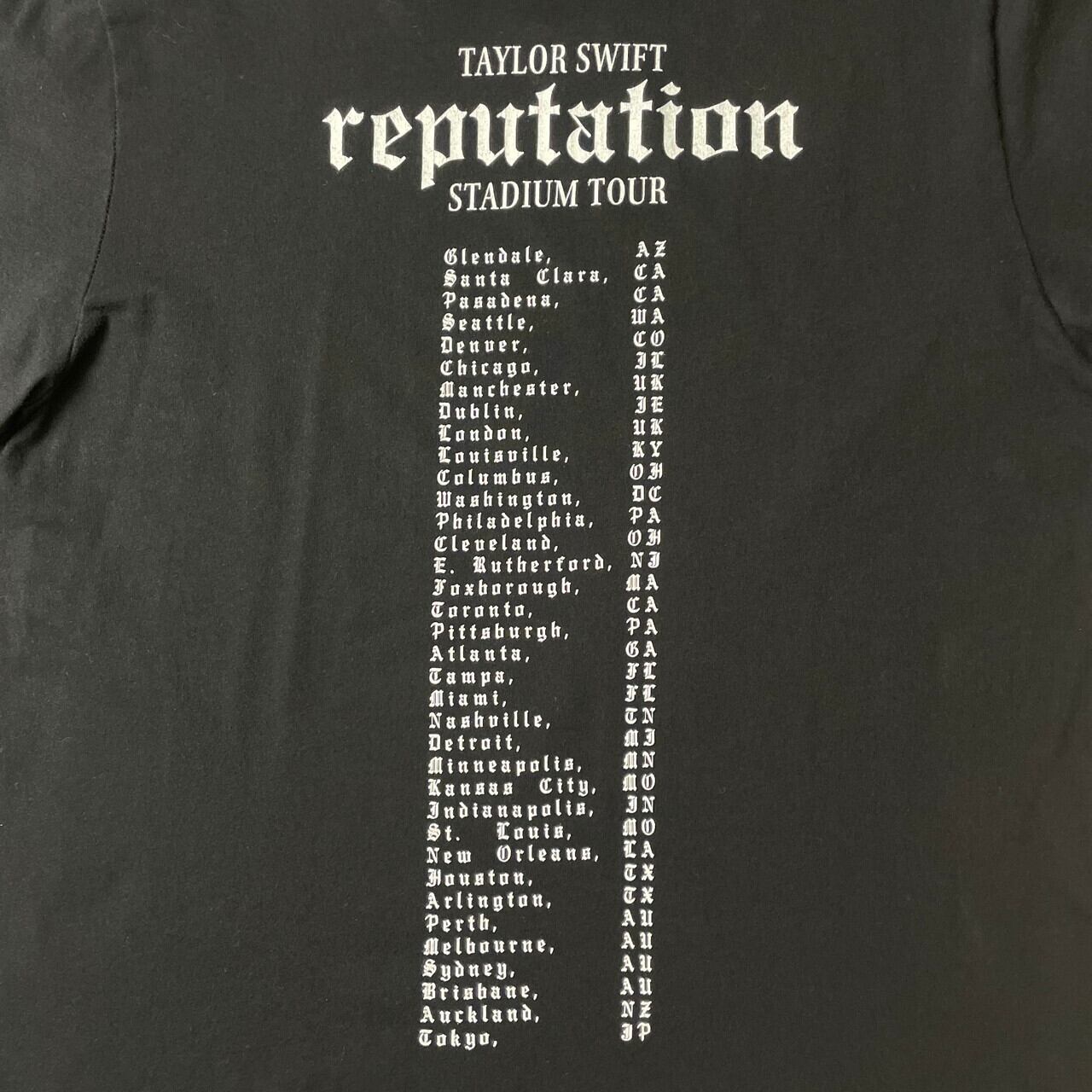 TALOR SWIFT テイラースウィフト reputation stadium tour