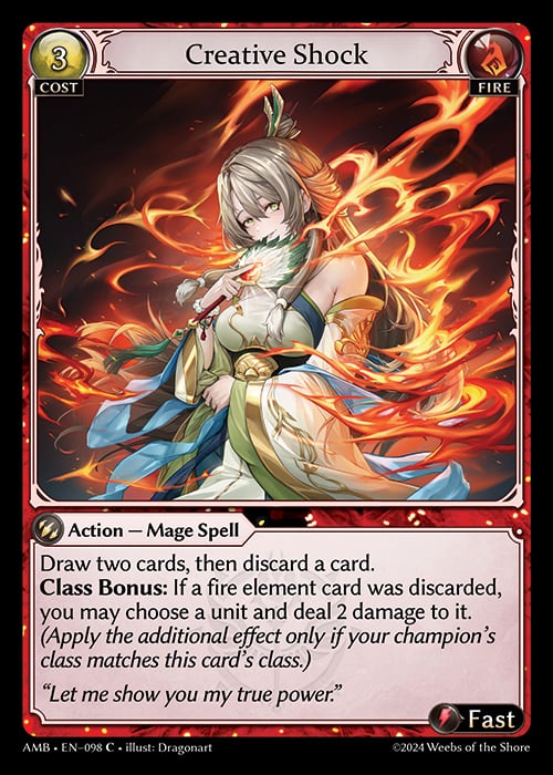 Foil》Xiao Qiao, Cinderkeeper[SR]《AMB-126》 | ハッピー商店