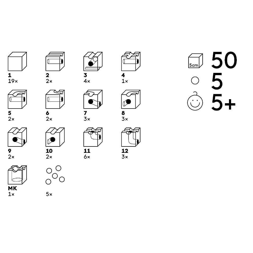 キュボロ スタンダード 50 | 木のおもちゃ専門店 おもちゃ箱 イカロス