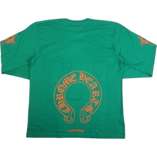 Size【S】 CHROME HEARTS クロム・ハーツ Horseshoe L/S Tee Green