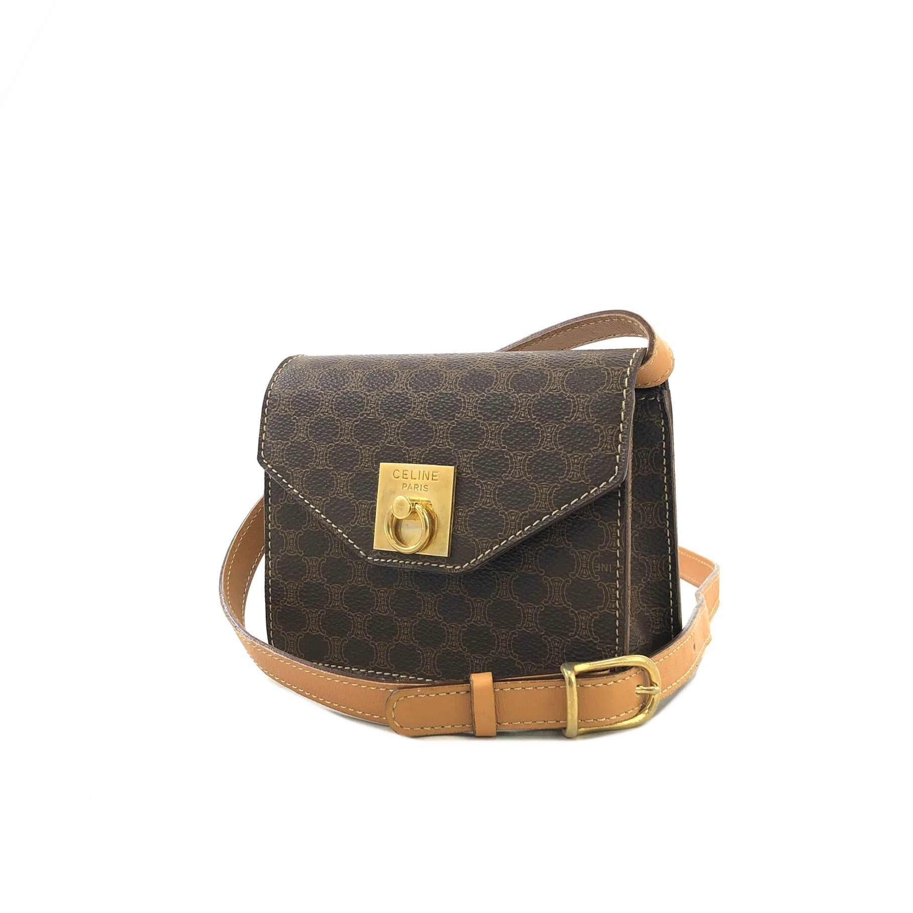 セリーヌ ヴィンテージミニポシェット セリーヌ CELINE ヴィンテージ ミニ ショルダーバッグ レディース