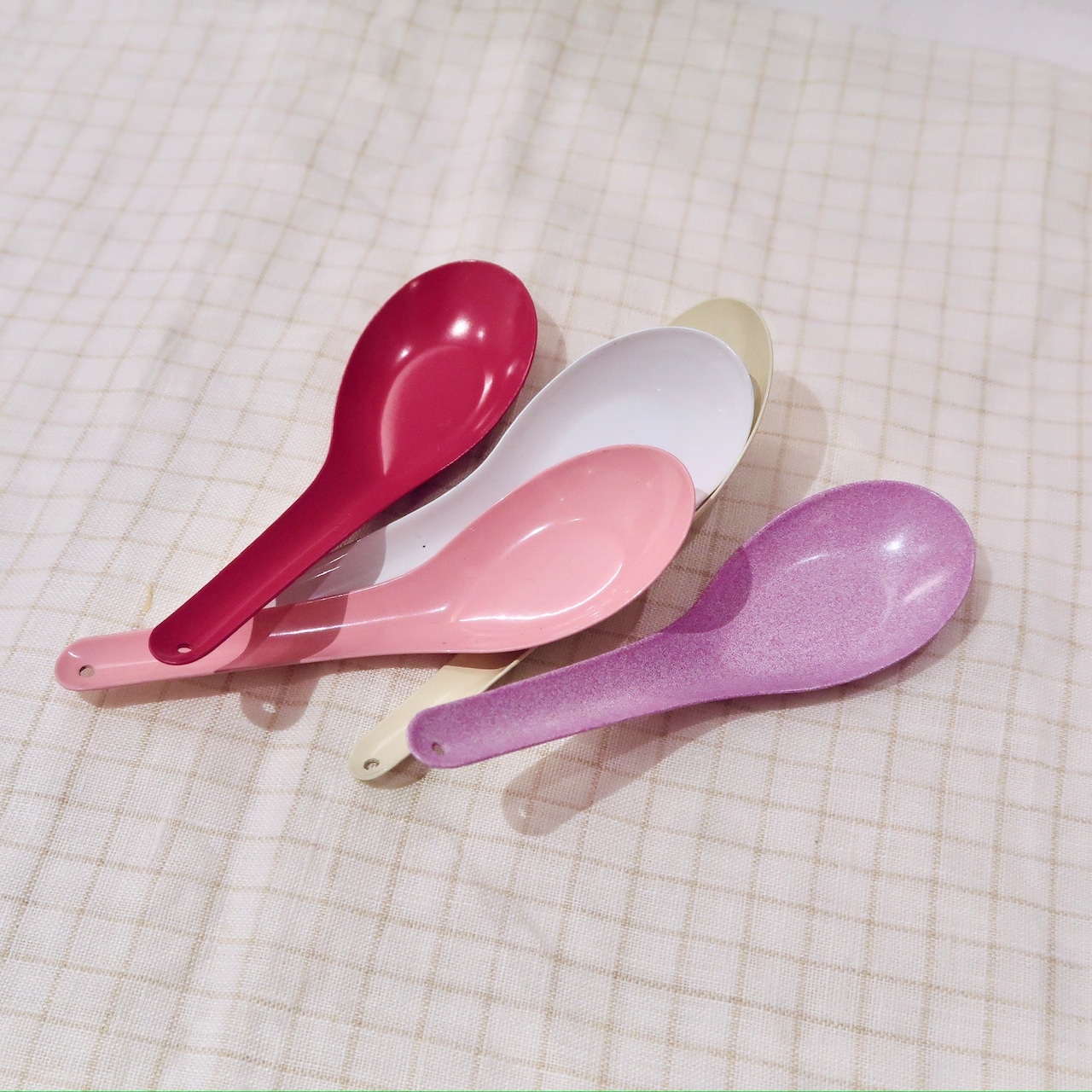 ホーローのれんげ