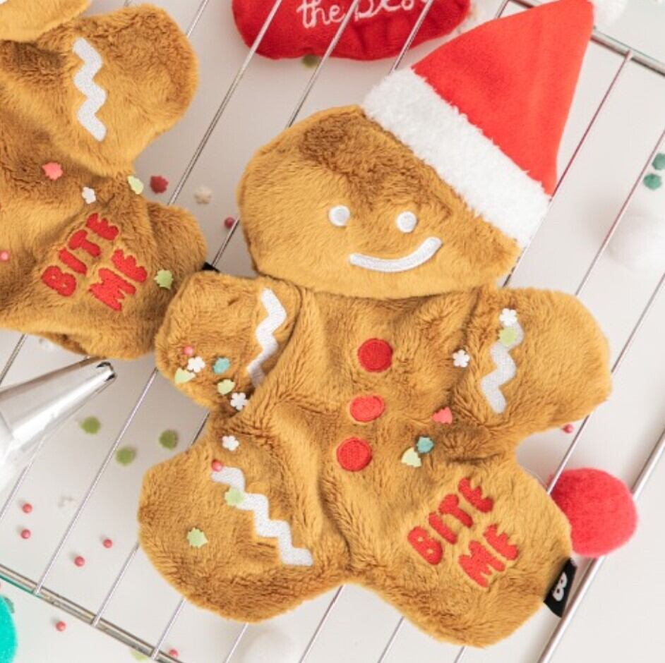 即納【BITEME】Hug Me Tug toy Gingerbread