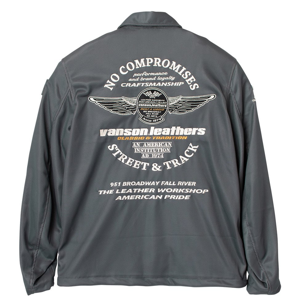 TVS2603S メッシュコーチジャケット | vansonleathers