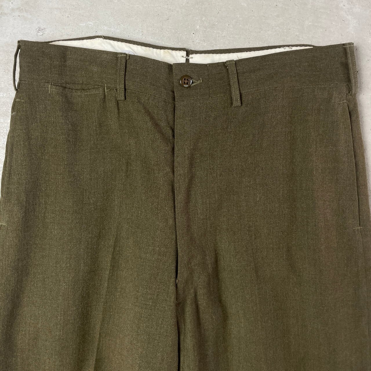 50年代 U.S.ARMY 米軍実品 M-1952 ウールパンツ トラウザーズ 50年代 U.S.ARMY 米軍実品 M-1952 ウールパンツ トラウザーズ