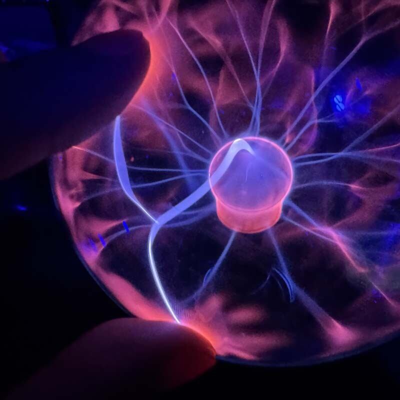 PLASMA ball プラズマボール サイエンス感、魔法感を楽しめる サイケデリックなインテリア雑貨