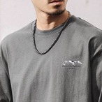 Back Print Long Sleeve Crew Neck T-Shirt ◇H0587