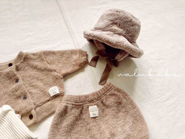 【予約】Fur Ear-flap Bucket Hat (Bebe)
