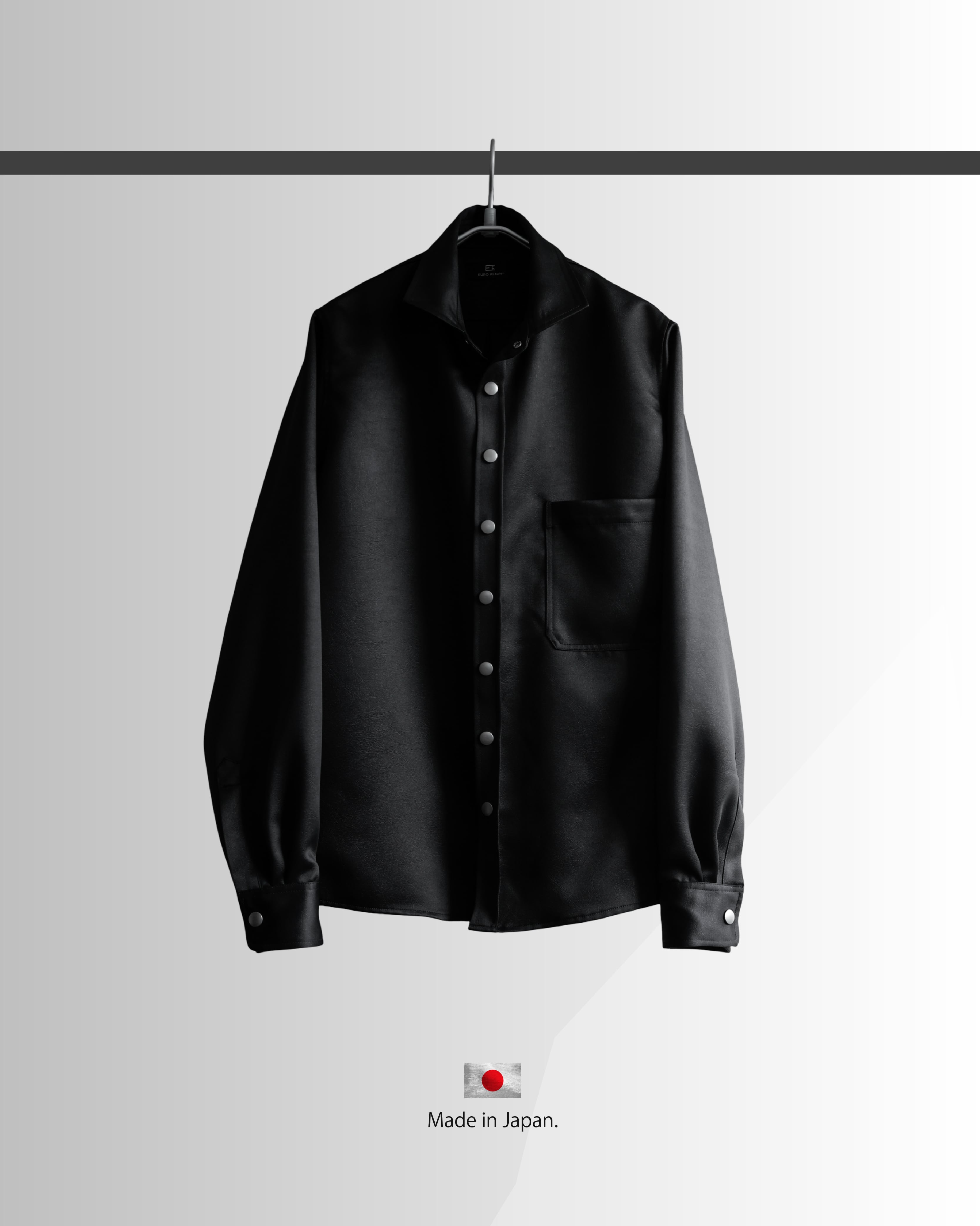 KV-589】Eco Leather Over Shirt Jacket【即日発送】【オーバー