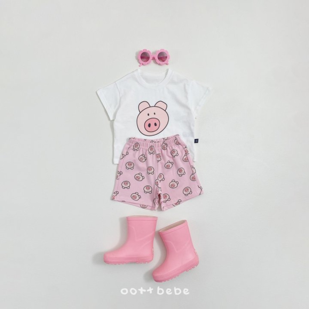 [oottbebe] Happy Friends Tee Shirt / [오뜨베베] 해피프렌즈티셔츠