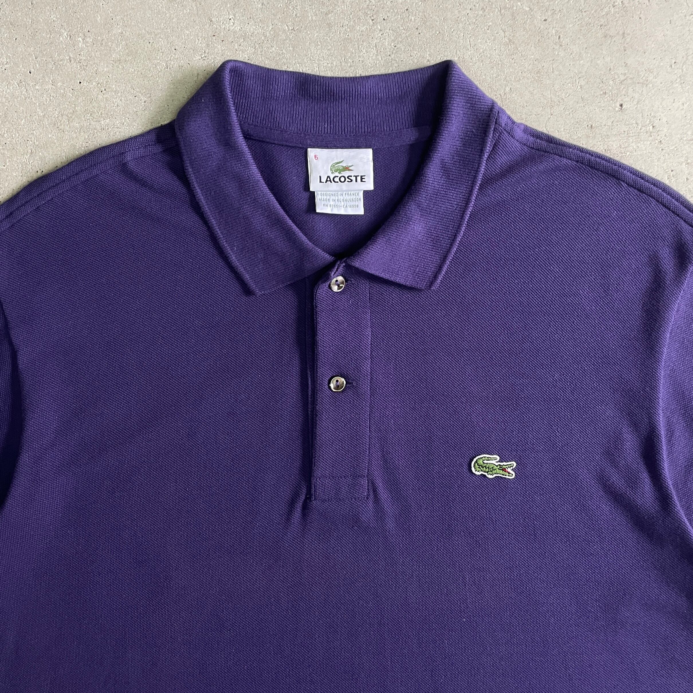 LACOSTE フレンチラコステ 鹿の子 ポロシャツ メンズXL相当 古着 ワン