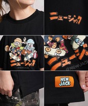 ◆NEW JACK クレヨンタッチ イラストTシャツ◆gt-6802252