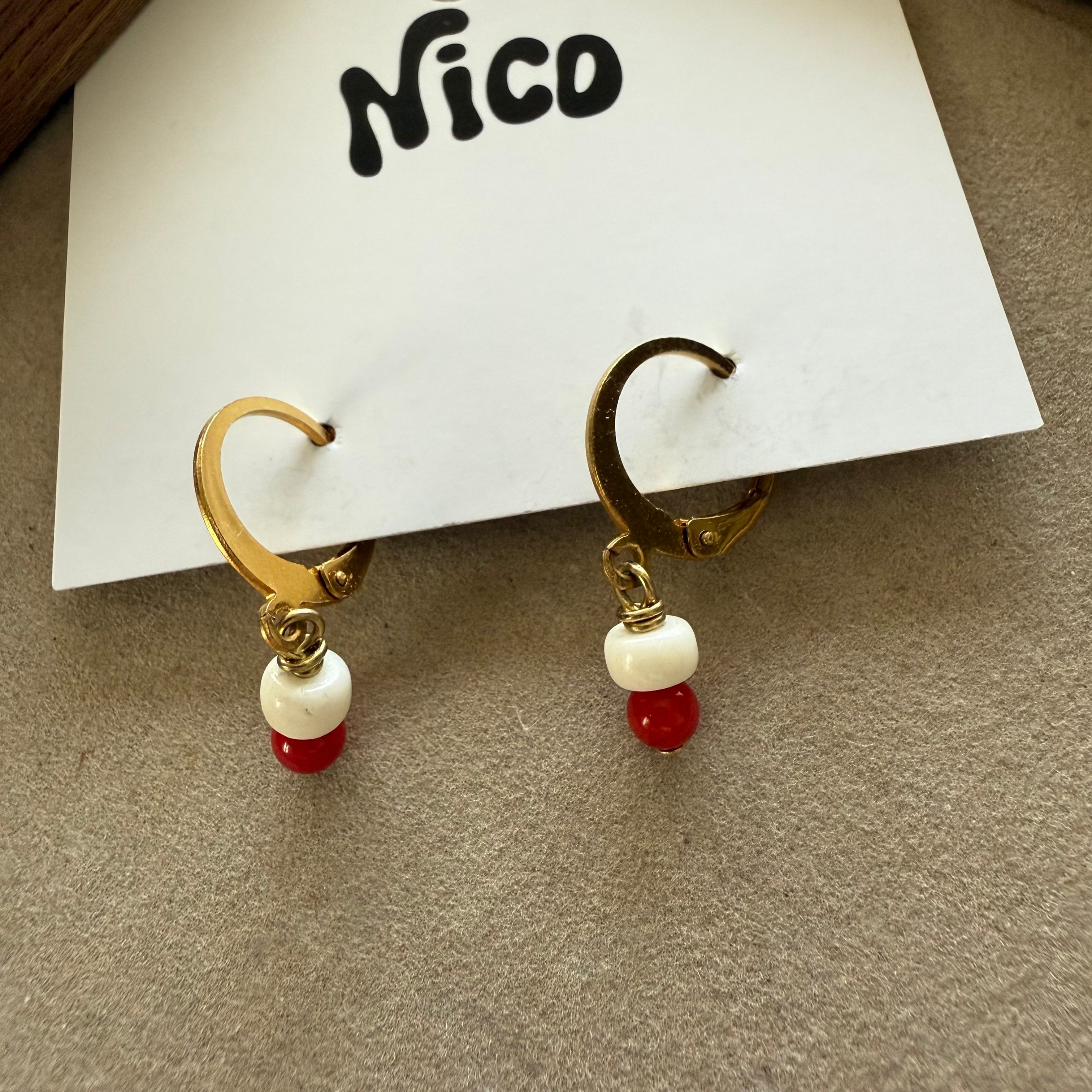 NC26092【サージカルステンレス:ゴールド】nicoピアス