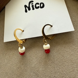 NC26092【サージカルステンレス:ゴールド】nicoピアス