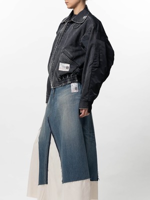 【26SS】Maison MIHARA YASUHIRO ミハラヤスヒロ / Front Back Combined Zip-up Jacket / ジップアップジャケット