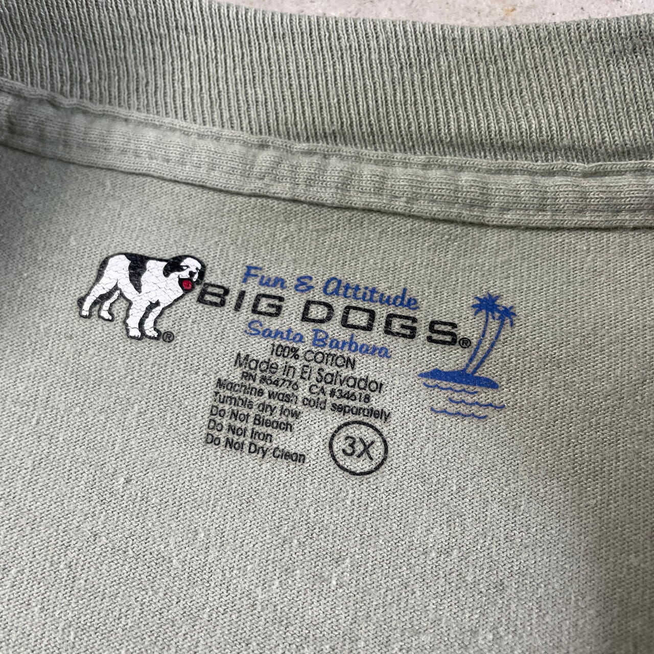 BIG DOGS ビッグドッグス キャラ 総柄 XL フリース ビッグサイズ