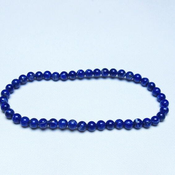 ラピスラズリ ブレスレット 4mm 一点物 メール便可 [M便 1/10] 111-48480