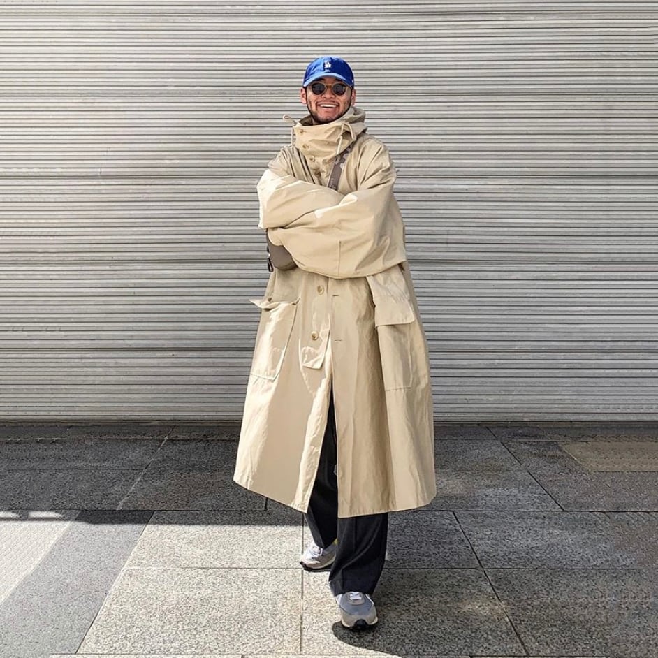 JIAOLANDI中綿オーバーサイズのスタンドカラートレンチコート Mサイズ JIAOLANDI中綿オーバーサイズのスタンドカラートレンチコート | mblueshop