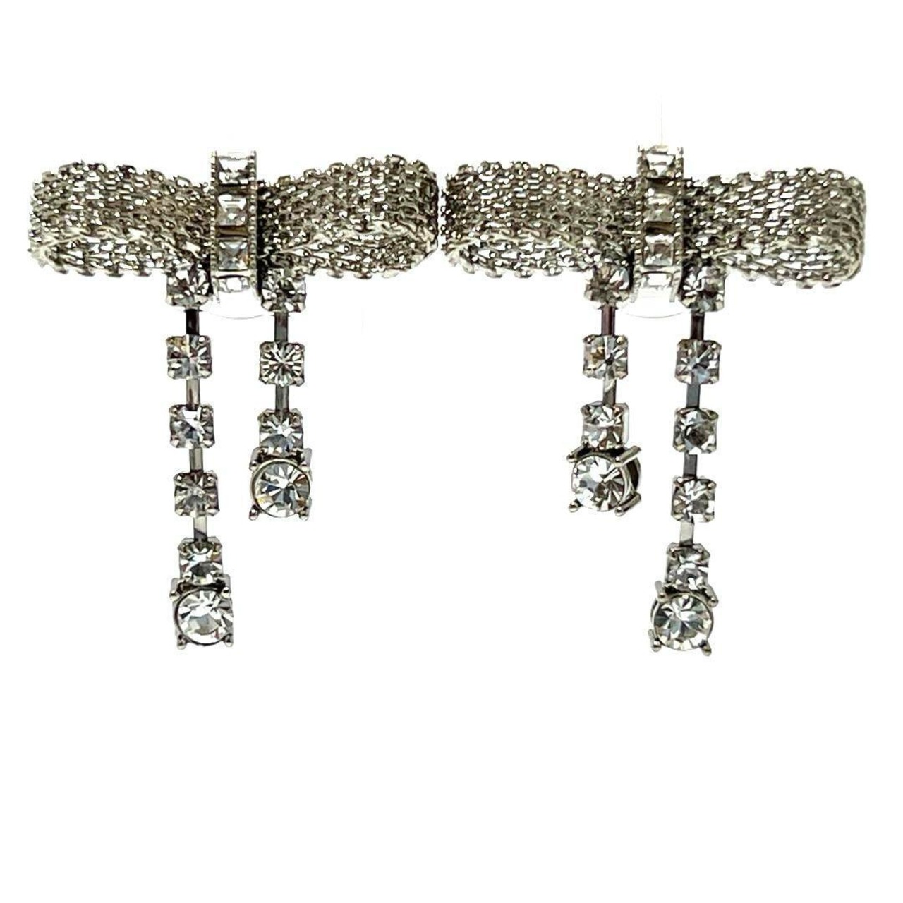 超美品・希少】ミュウミュウ MIUMIU レディース クリスタル ボウ 