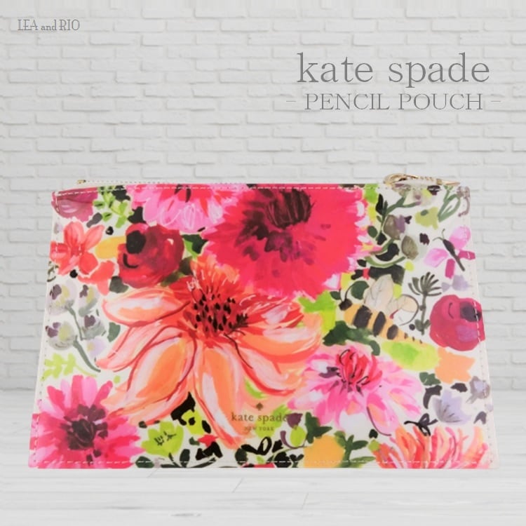 【フラミンゴ】ペンシル ポーチ ペンケース 筆箱 kate spade 56 kate spade 56 57 ペンシルポーチ フラミンゴ ガールズ ケイトスペード