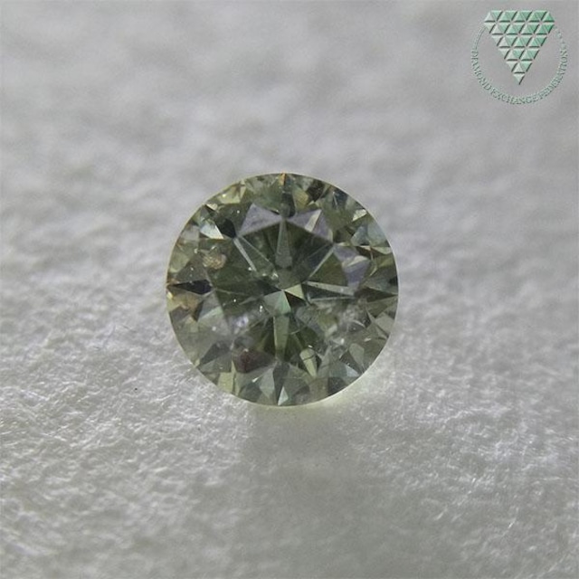 0.276 ct F.Gry-Yel.Green I1 天然 ダイヤモンド