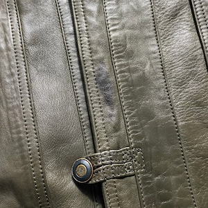 vintage MUNPER leather coat