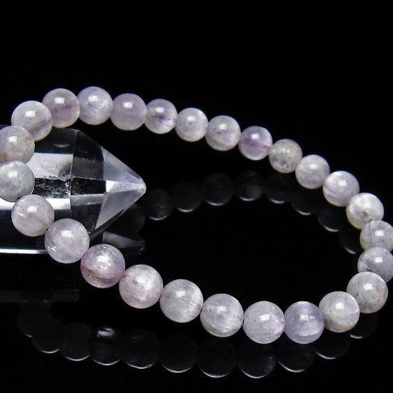 クンツァイト ブレスレット 7mm 一点物 メール便可 [M便 1/10] 111-40663