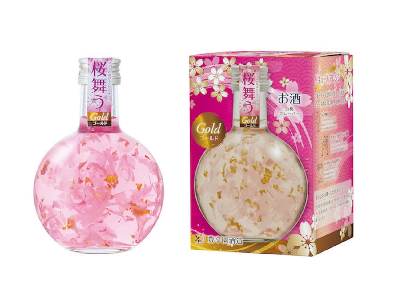 リキュール『桜舞う Gold』化粧箱なし Liqueur 